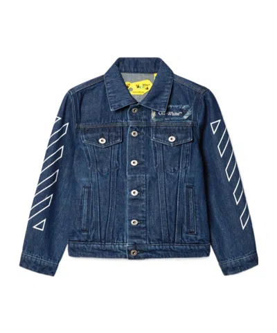 OFF-WHITE BOOKISH PATCH DENIM JACKET