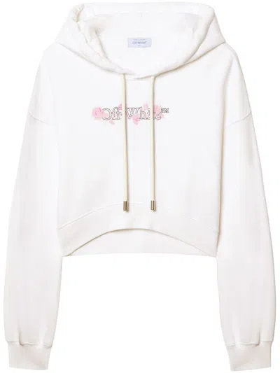 OFF-WHITE BOOKISH ROSES HOODIE