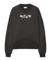 Off-white Bookish Roses Sweatshirt In Black