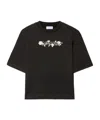 Off-white Bookish Roses T-shirt In Black