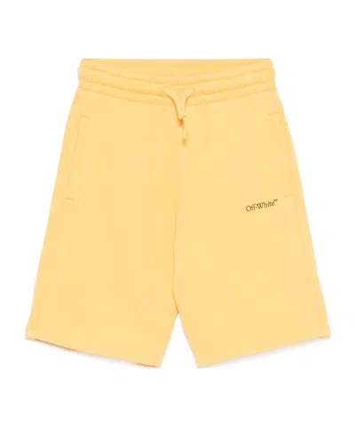 OFF-WHITE OFF-WHITE KIDS BOOKISH DRAWSTRING SHORTS