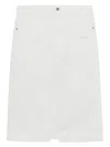 Off-white Bookish Skirt In 白色