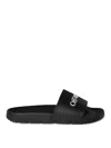 Off-white Bookish Open Toe Slip-on Slides In Black