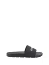 Off-white Bookish Open Toe Slip-on Slides In Black