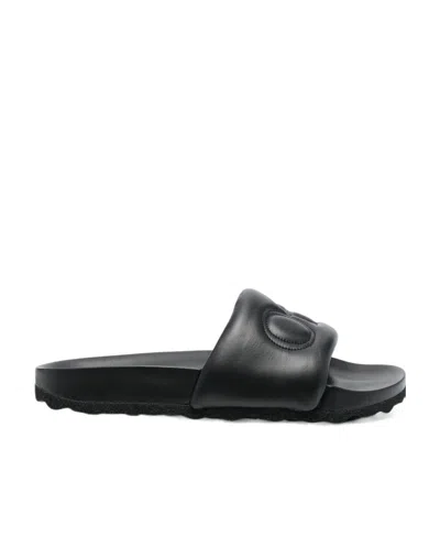 Off-white Bookish Sponge Logo-embroidered Slides In Black