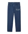 Off-white Bookish Straight Jeans In Blue