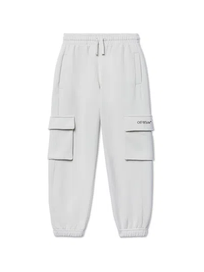 OFF-WHITE OFF-WHITE KIDS BOOKISH DRAWSTRING SWEATPANTS