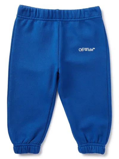 Off-white Kids' Bookishdiagsweatpant In Blue