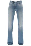 Off-white Bootcut Jeans In Celeste
