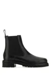 Off-white Off White Combat Ankle Boots In Black
