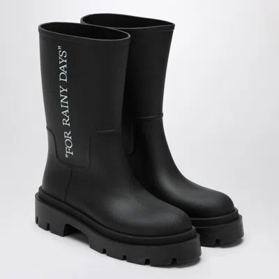 Off-white Black Reboot 'rainy Days' Chelsea Boots