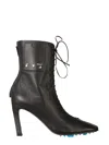 Off-white Off White Leather Heel Boots Women