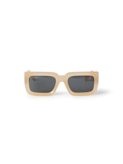 Off-white Boston Sunglasses Sunglasses In Sand