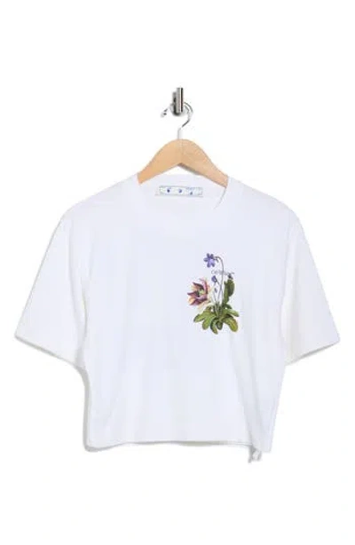Off-white Botanic Arrows Crop T-shirt