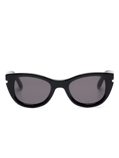 Off-white Boulder Cat-eye Sunglasses In Black