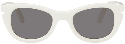 Off-white Boulder Sunglasses In White Dark Grey