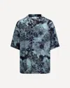 Off-white Multicolor Viscose Pattern Shirt In Blue