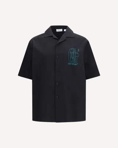 Off-white Bowling Shirt In Black