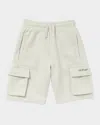 Off-white Diagonal Bookish Sweat Shorts In Light Grey Bla
