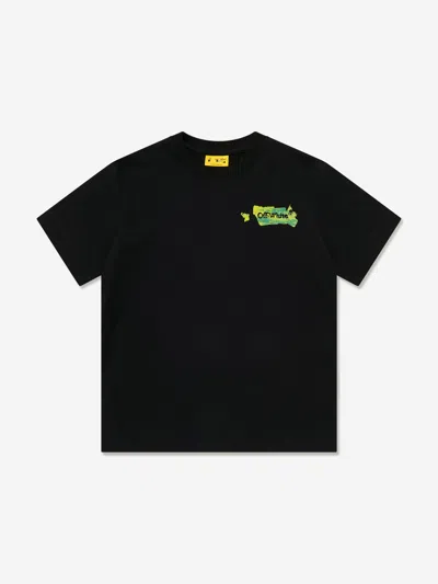 Off-white Babies'  Boys Arrow Acrylic T-shirt In Multi