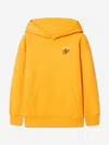 Off-white Boys Arrow Sketch Hoodie In Yellow
