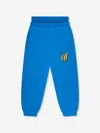 Off-white Boys Baseball Logo Joggers In Blue