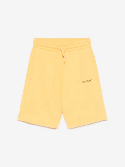 OFF-WHITE OFF-WHITE BOYS BOOKISH DIAG SWEAT SHORTS
