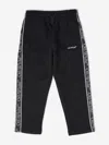 Off-white Boys Bookish Logo Band Joggers In Black