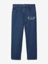 Off-white Bookish Straight Jeans In Blue