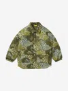Off-white Camouflage Crazy Padded Jacket In Green