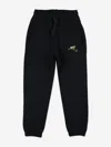 Off-white Boys Diagonal Splat Joggers In Black
