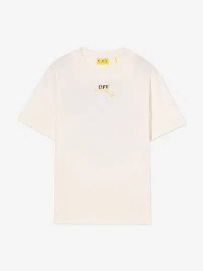 Off-white Babies'  Boys Diagonal Splat T-shirt