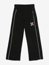 Off-white Boys Soccer Track Pants In Black