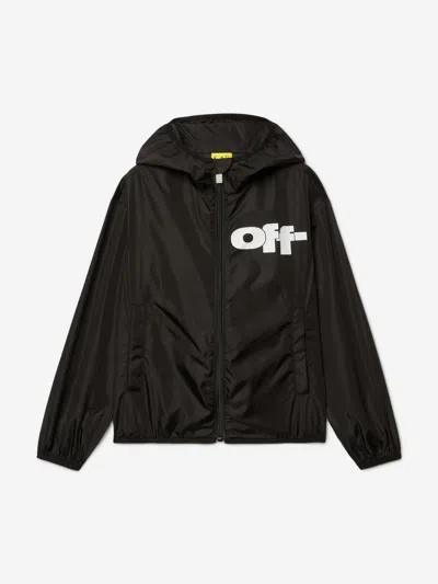 OFF-WHITE OFF-WHITE BOYS TYPE GRAPHIC WINDBREAKER
