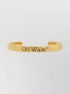 Off-white Brand Logo Cuff Bracelet
