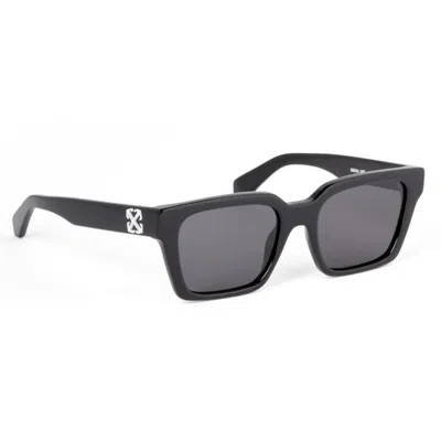 Off-white Branson Dark Grey Square Unisex Sunglasses Oeri111 1007 53