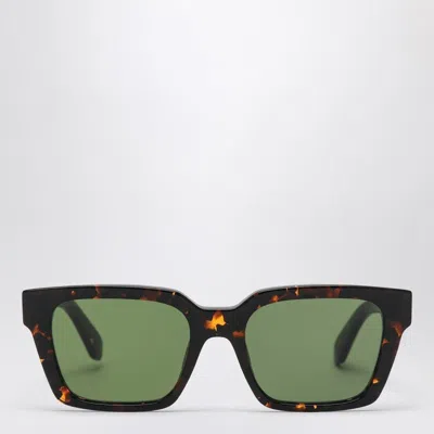 Off-white Branson Havana/green Sunglasses In Brown