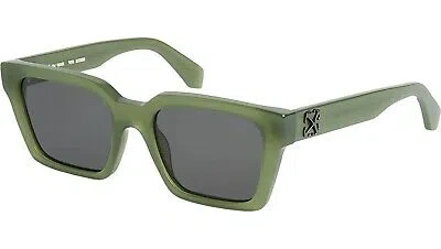 Pre-owned Off-white Branson Oeri111s24pla0015707 Olive Green In Gray