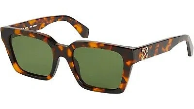 Pre-owned Off-white Branson Oeri111s24pla0016055 Havana Green