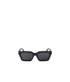 Off-white Branson Square-frame Sunglasses In Black