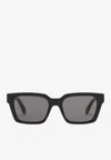 Off-white Black Silverstone Sunglasses In Gray