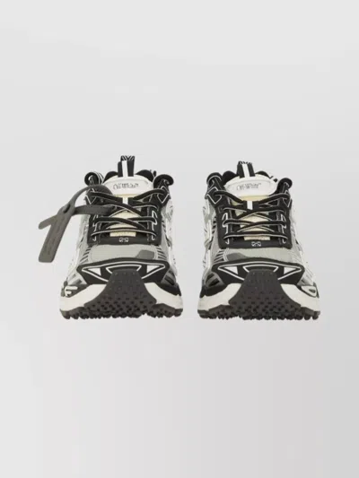 OFF-WHITE BREATHABLE SNEAKERS RUBBER SOLE