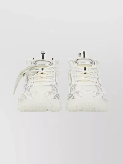 Off-white Breathable Sneakers Rubber Sole In White