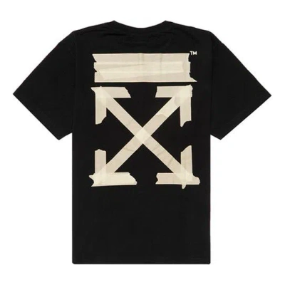 Off-white Bronzing Arrow Printing Unisex Black