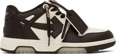 Off-white Brown &  Out Of Office Trainers In Chocolate - Cream