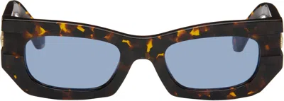 Off-white Brown Belleville Sunglasses In Havana Blue