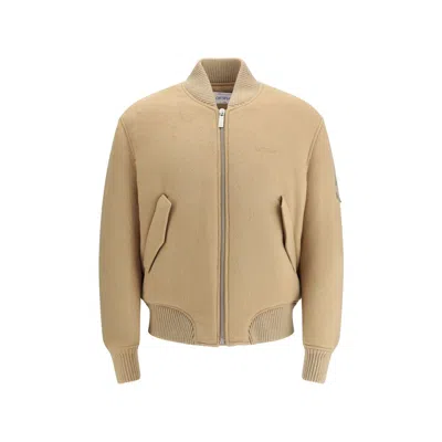 Off-white Brown Cashmere Bomber In Neutral