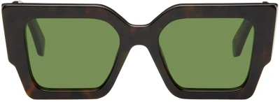 Off-white Brown Catalina Sunglasses In Brown Green