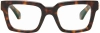 OFF-WHITE BROWN OPTICAL STYLE 72 GLASSES