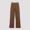 Off-white Stitch Cotgab Straight Cargo Pants In Brown